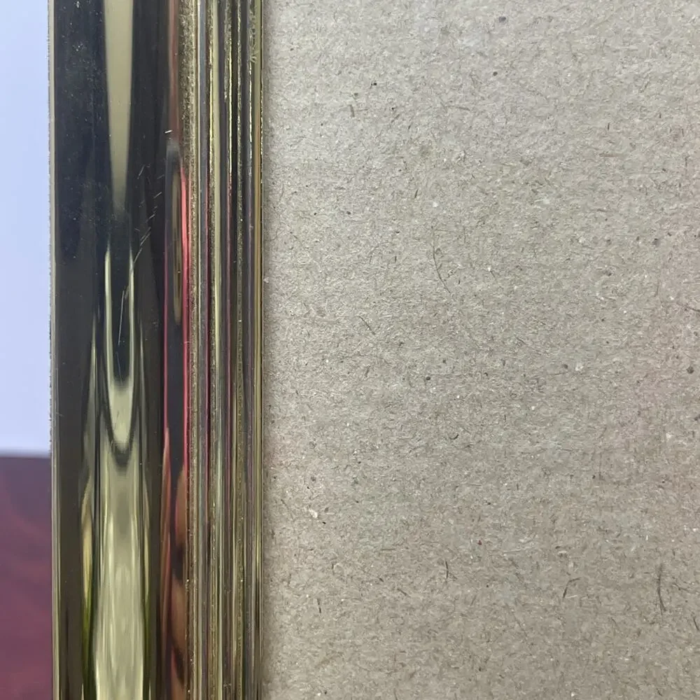 1999 Brass Gold Tone Picture Photo Frame 8